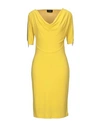Clips Knee-length Dress In Yellow