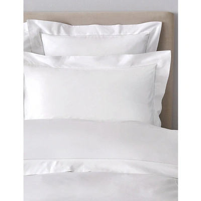 The White Company Pimlico Oxford Pillowcase Super King 50cm X 90cm In White
