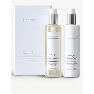 The White Company Fresh Grapefruit Hand And Nail Set In No Colour