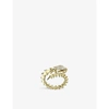 Shaun Leane Serpent Trace Yellow Gold Vermeil And Diamond Wrap Ring