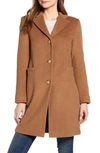 Lauren Ralph Lauren Wool Blend Reefer Coat In New Vicuna2