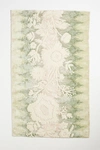 Anthropologie Hand-tufted Erica Rug In Green