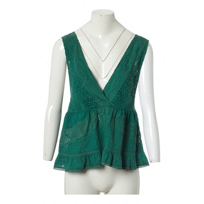 Pre-owned Ba&sh Blouse In Green