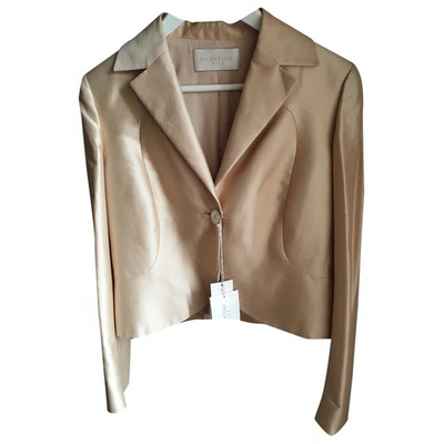 Pre-owned Valentino Jacket In Beige