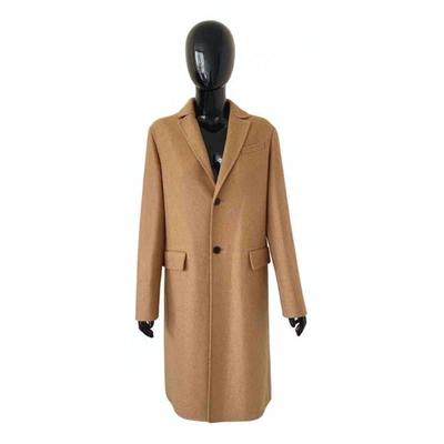 Pre-owned Dior Beige Wool Coat