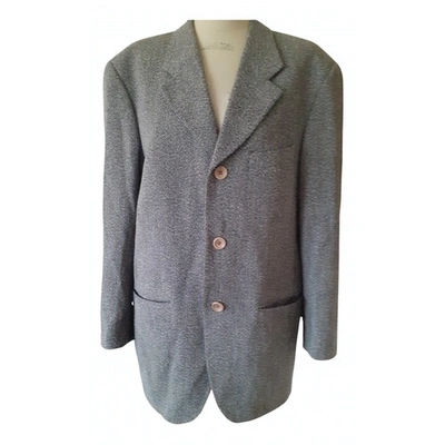 Pre-owned Kenzo Wool Vest In Grey