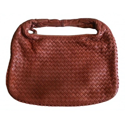 Pre-owned Bottega Veneta Veneta Orange Leather Handbag