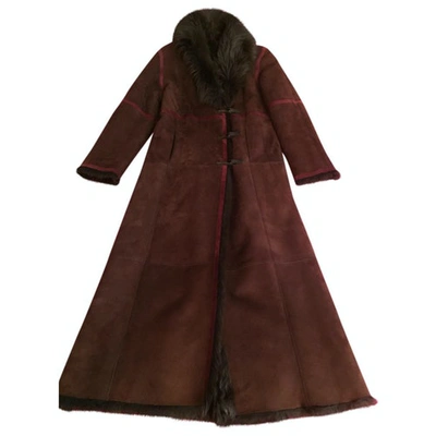 Pre-owned Kenzo Coat In Brown