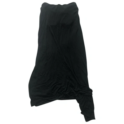 Pre-owned Alexander Mcqueen Mid-length Dress In Black