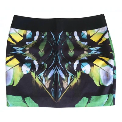 Pre-owned Barbara Bui Silk Skirt In Multicolour