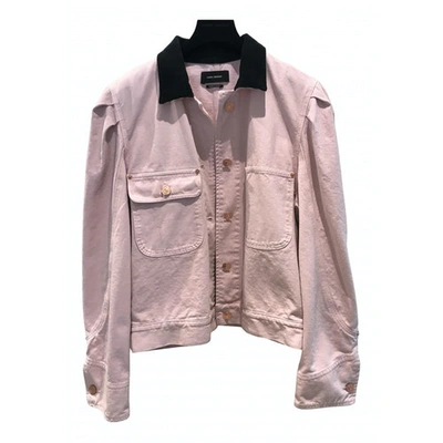 Pre-owned Isabel Marant Pink Denim - Jeans Jacket