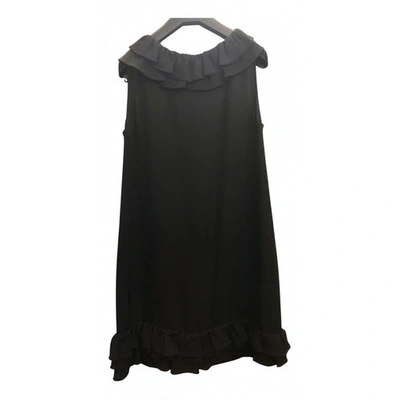 Pre-owned Moschino Cheap And Chic Silk Dress In Black