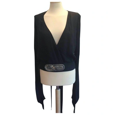 Pre-owned Roland Mouret Silk Blouse In Black