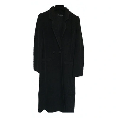 Pre-owned Giorgio Armani Cashmere Coat In Black