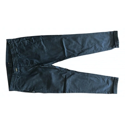 Pre-owned Fendi Straight Jeans In Anthracite