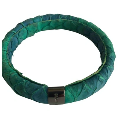 Pre-owned Marc Jacobs Green Leather Bracelets