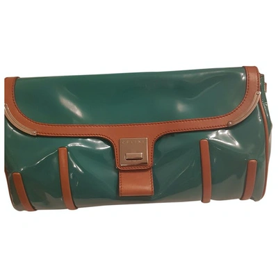 Pre-owned Celine All Soft Leather Handbag In Green