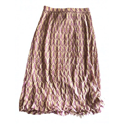 Pre-owned Missoni Mid-length Skirt In Purple