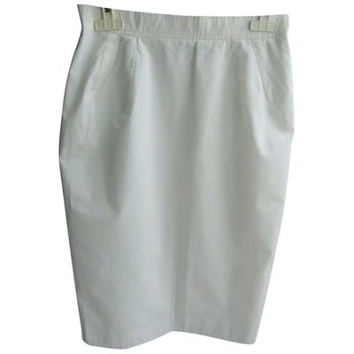 Pre-owned Courrèges Skirt In White