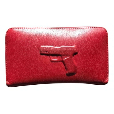 Pre-owned Vlieger & Vandam Red Leather Wallet