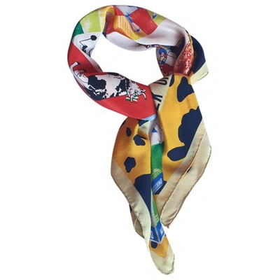 Pre-owned Moschino Silk Scarf
