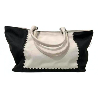 Pre-owned Bottega Veneta White Cloth Handbag