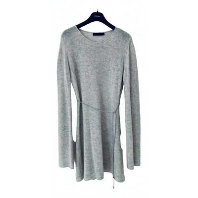 Pre-owned Calvin Klein Collection Grey Cashmere Dress