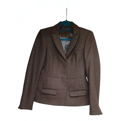 Pre-owned Etro Wool Jacket In Brown