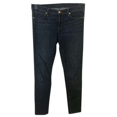 Pre-owned Juicy Couture Slim Jeans In Blue