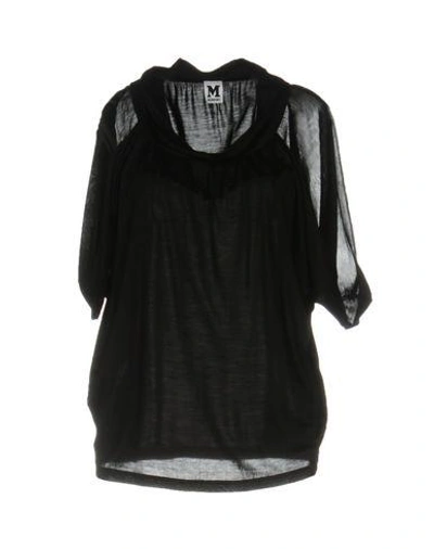 M Missoni T-shirts In Black