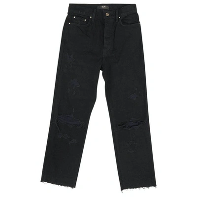 Pre-owned Amiri Black Cotton Jeans