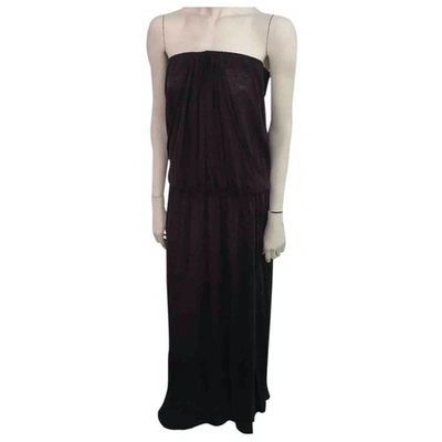 Pre-owned By Malene Birger Maxi Dress In Brown