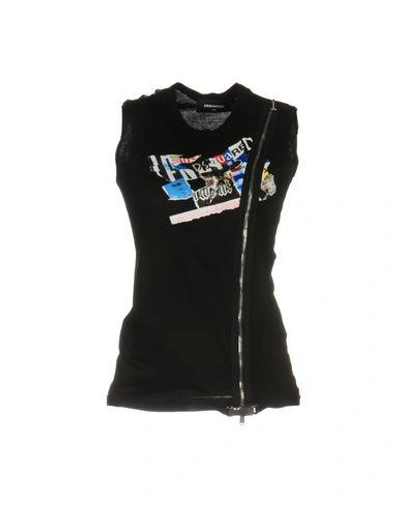 Dsquared2 T-shirts In Black