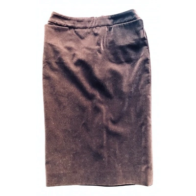 Pre-owned Saint Laurent Velvet Mid-length Skirt In Other