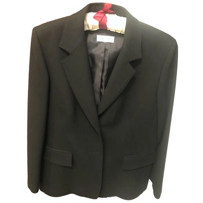Pre-owned Gerard Darel Wool Suit Jacket In Black
