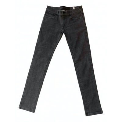 Pre-owned Dolce & Gabbana Slim Jeans In Grey