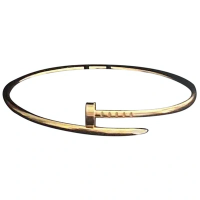 Pre-owned Cartier Juste Un Clou Gold Pink Gold Bracelet