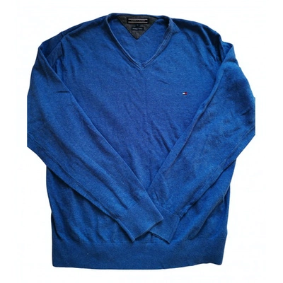 Pre-owned Tommy Hilfiger Pull In Blue