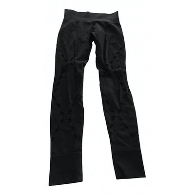 Pre-owned Ivy Park Black Synthetic Trousers