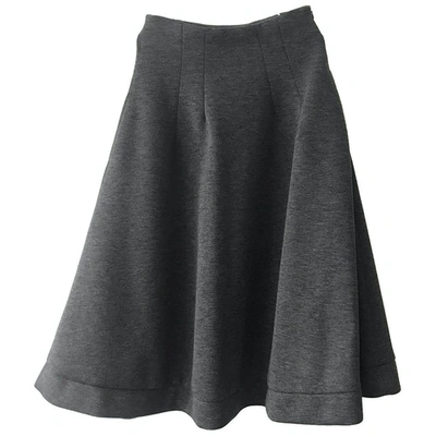 Pre-owned Dorothee Schumacher Mid-length Skirt In Grey