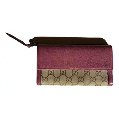 Pre-owned Gucci Wallet In Pink