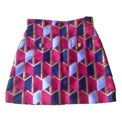 Pre-owned Gucci Mini Skirt In Multicolour