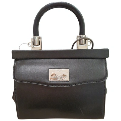 Pre-owned Rodo Black Leather Handbag