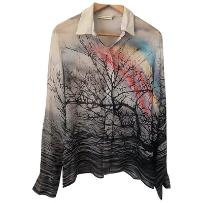 Pre-owned Mary Katrantzou Silk Blouse In Multicolour