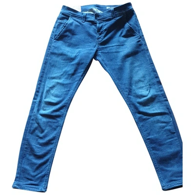 Pre-owned Dondup Slim Jean In Blue