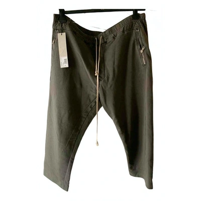 Pre-owned Rick Owens Trousers In Black