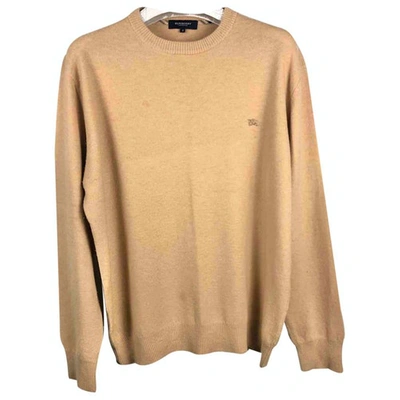 Pre-owned Burberry Camel Wool Knitwear & Sweatshirts