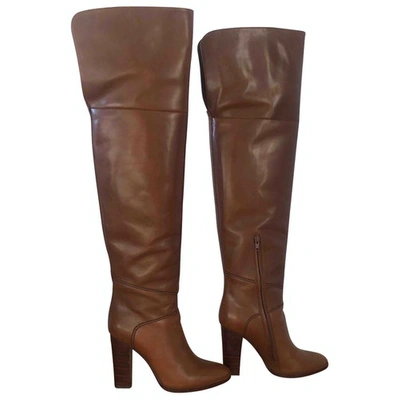 Pre-owned Chloé Brown Leather Boots