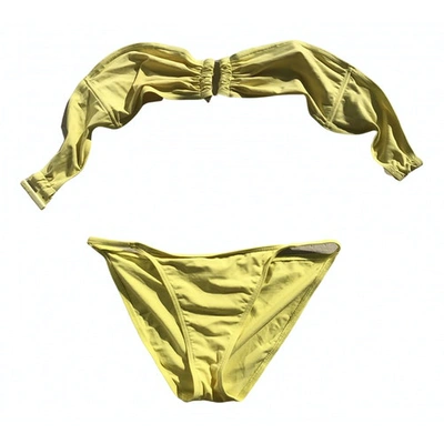 Pre-owned Eres Yellow Lycra Swimwear