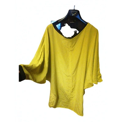Pre-owned Ella Luna Silk Dress In Yellow